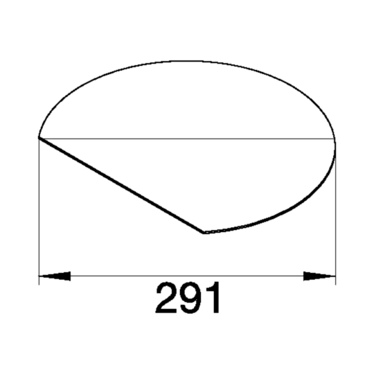VEDER12P2 - Deckeleinlage aus Pappe für Versorgungseinheit VR12 Materialstärke 2mm