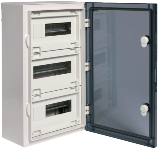 VP36M - Quadro policarbonato, Vector, porta trasparente 300x500x160 mm IP65, 2x18M
