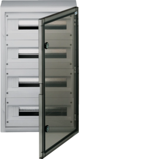 VP72M - Quadro policarbonato, Vector, porta trasparente 400x650x210 mm IP65, 4x18M