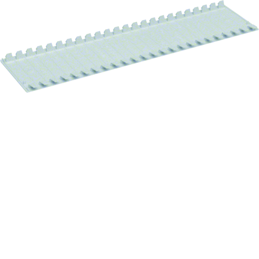 Modultakaró 12M RAL7035-világosszürke lakkozott szürke 219mm x 54mm x VZ Hager