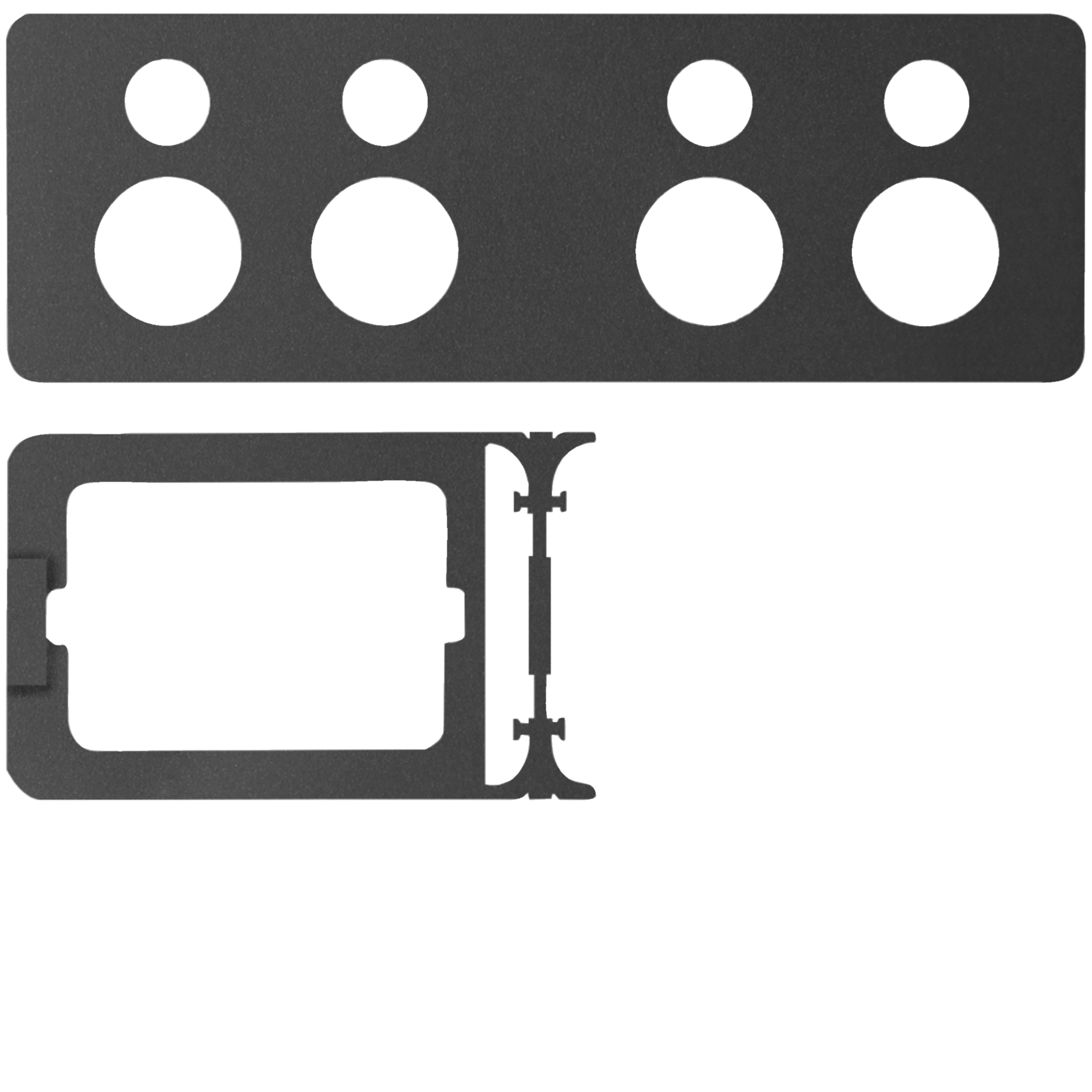 WBHA4PP-MB - Allure 4 Gang Socket Kit MB