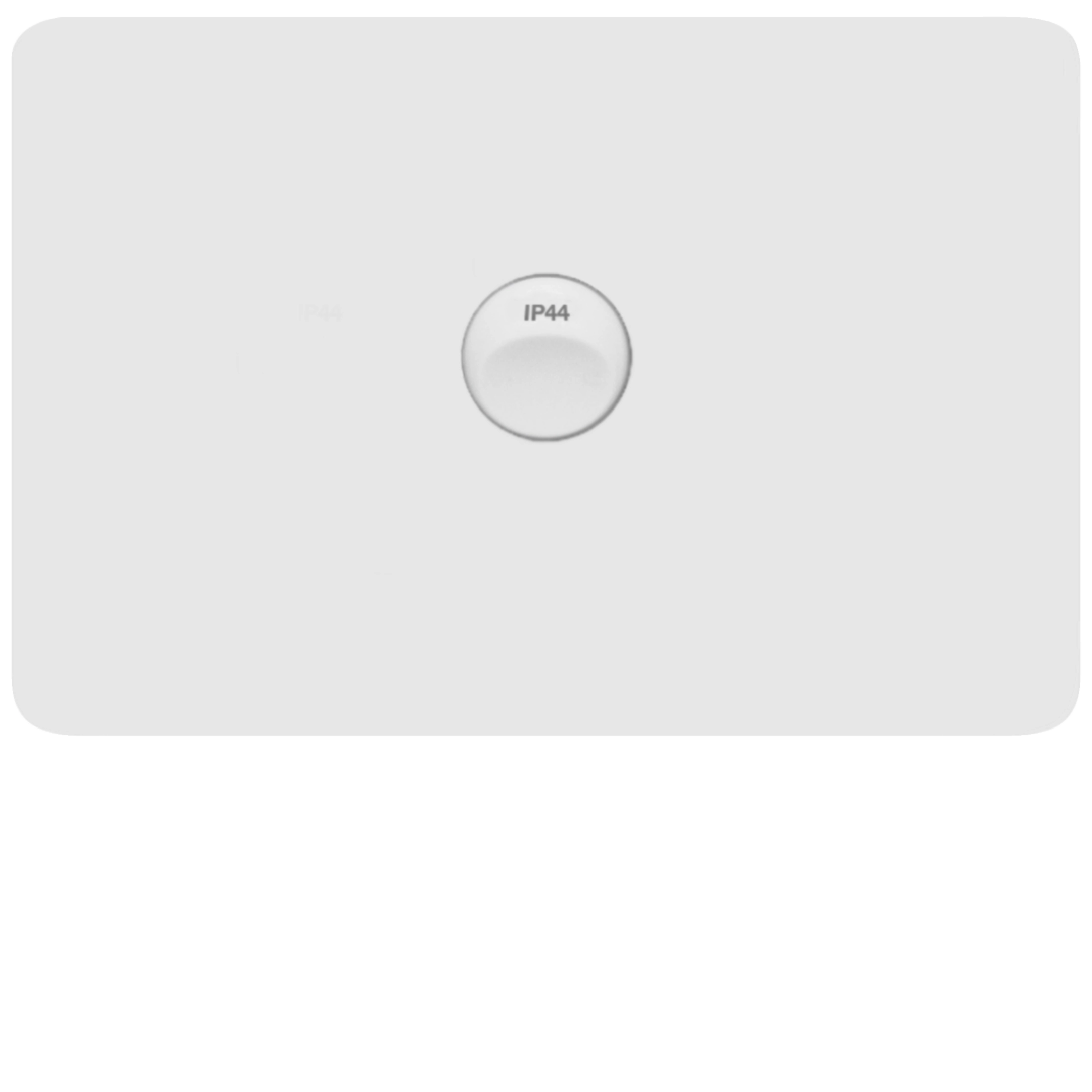 WBHWSH1 - Allure 1 Gang IP44 Plate Horiz