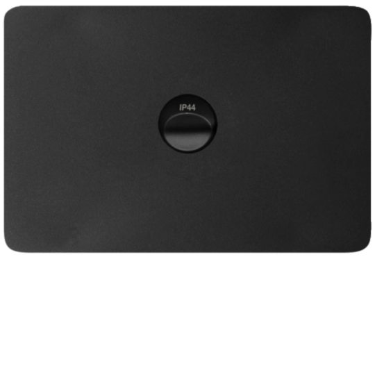 WBHWSH1-MB - Allure 1 Gang IP44 Plate Horiz MB