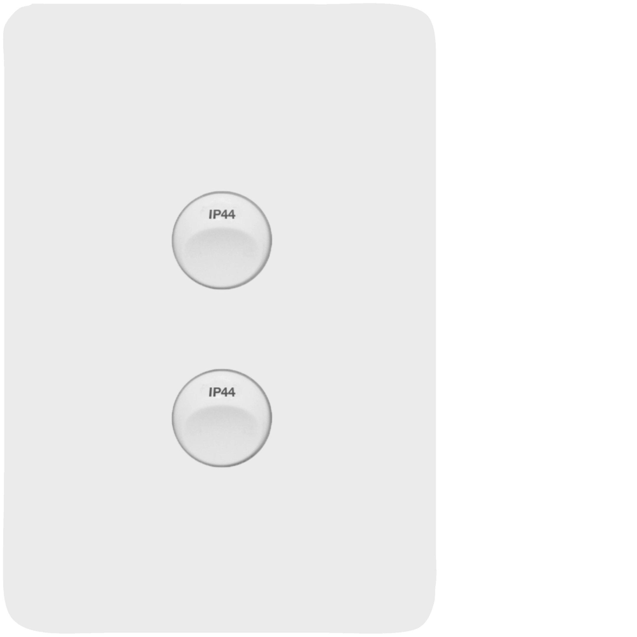 WBHWSV2 - Allure 2 Gang IP44 Plate Vert
