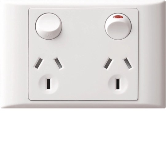 WBP2DS - Premiere 10A DP horz twin GPO