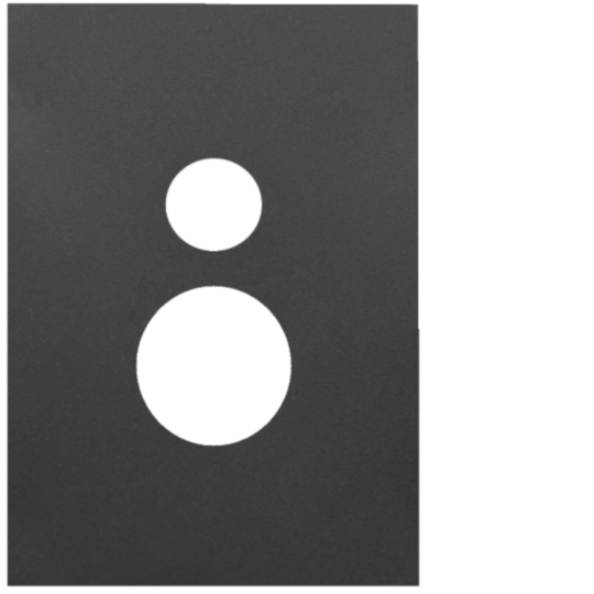 WBQCPV1-MB - FIN Single vert GPO Cover MB