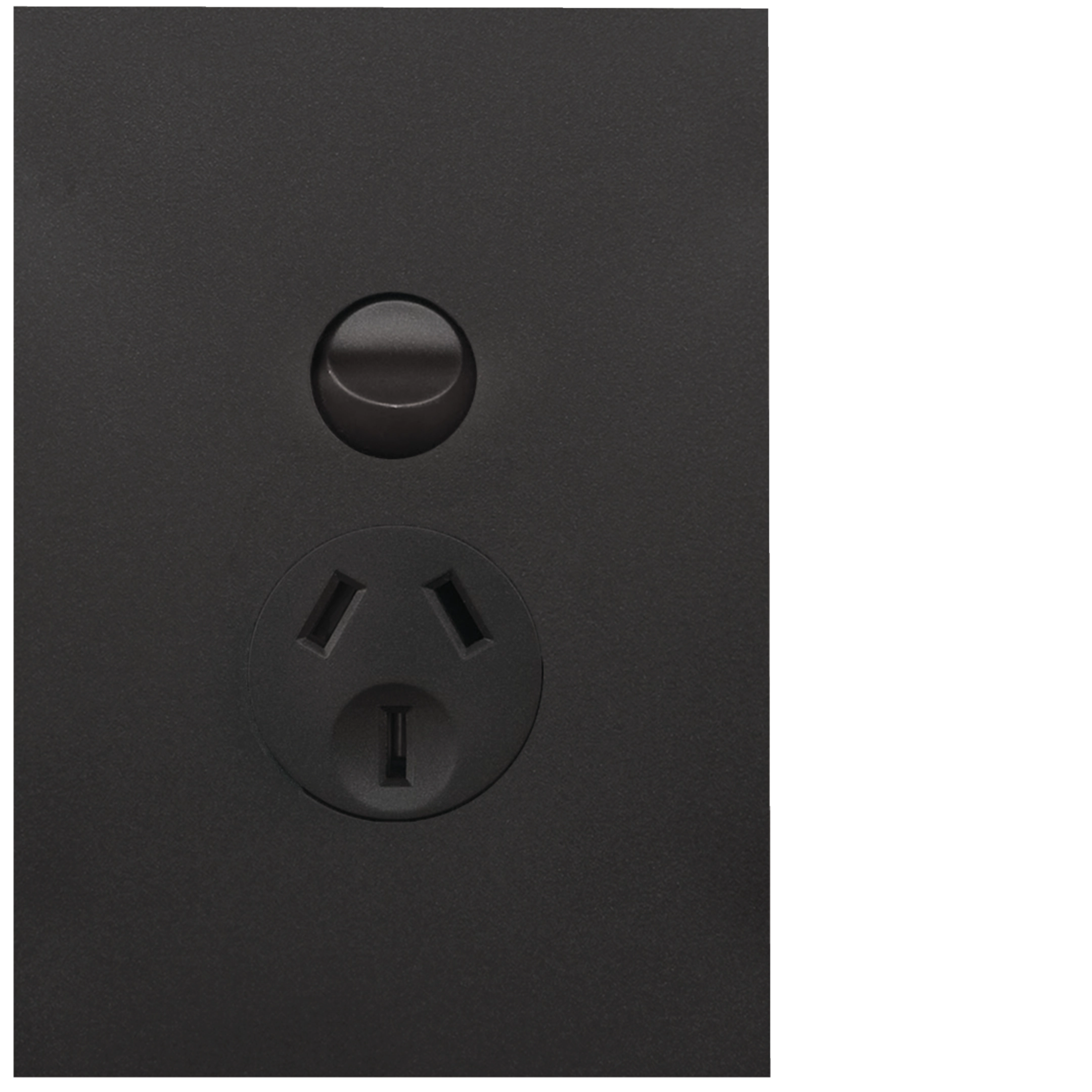 WBQP1VS-MB - FIN Single GPO 10A Vertical MB