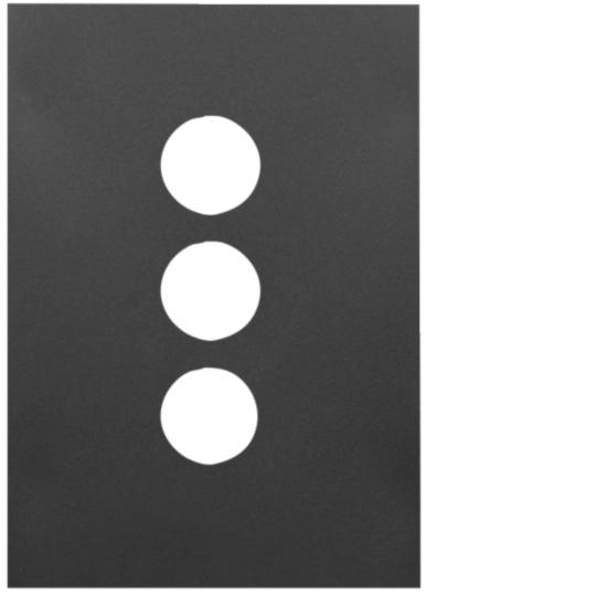 WBQSP3-MB - FIN 3 Gang Switch Plate MB