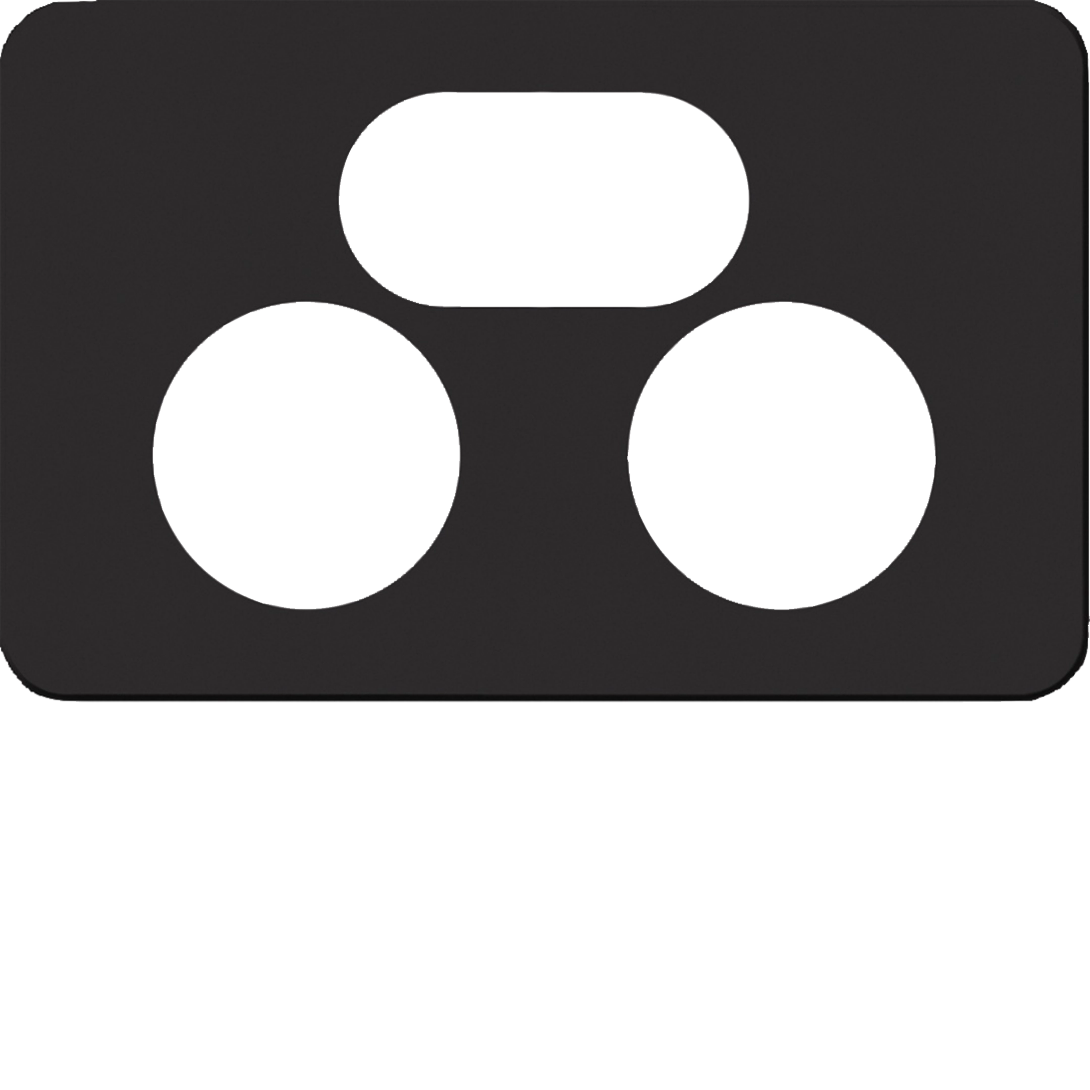 WBSCP2-MB - Silhouette 2G socket cover MB