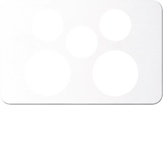 WBSCP2X-MW - Silhouette 2G socket + switch cover MW