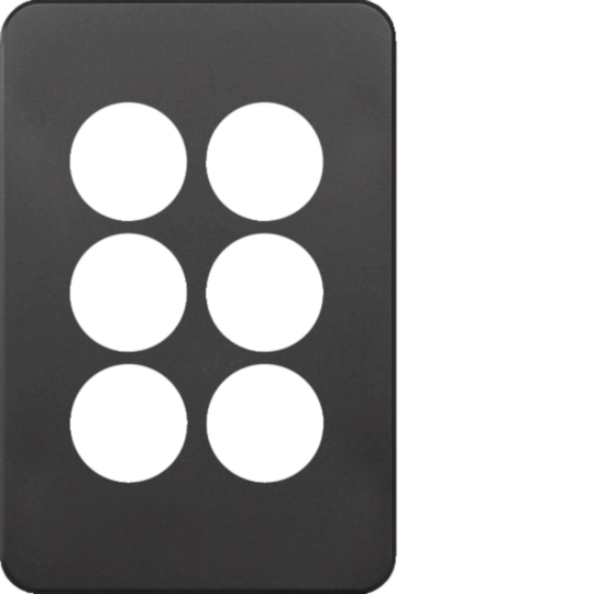 WBSCV6-MB - Silhouette 6G socket cover MB