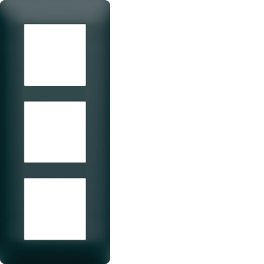 WE527 - Plaque de finition Essensya 3 postes Anthracite entraxe 57 mm