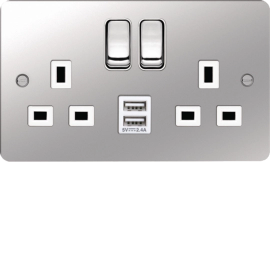 Image WFSS82PSW-USBS  | Hager
