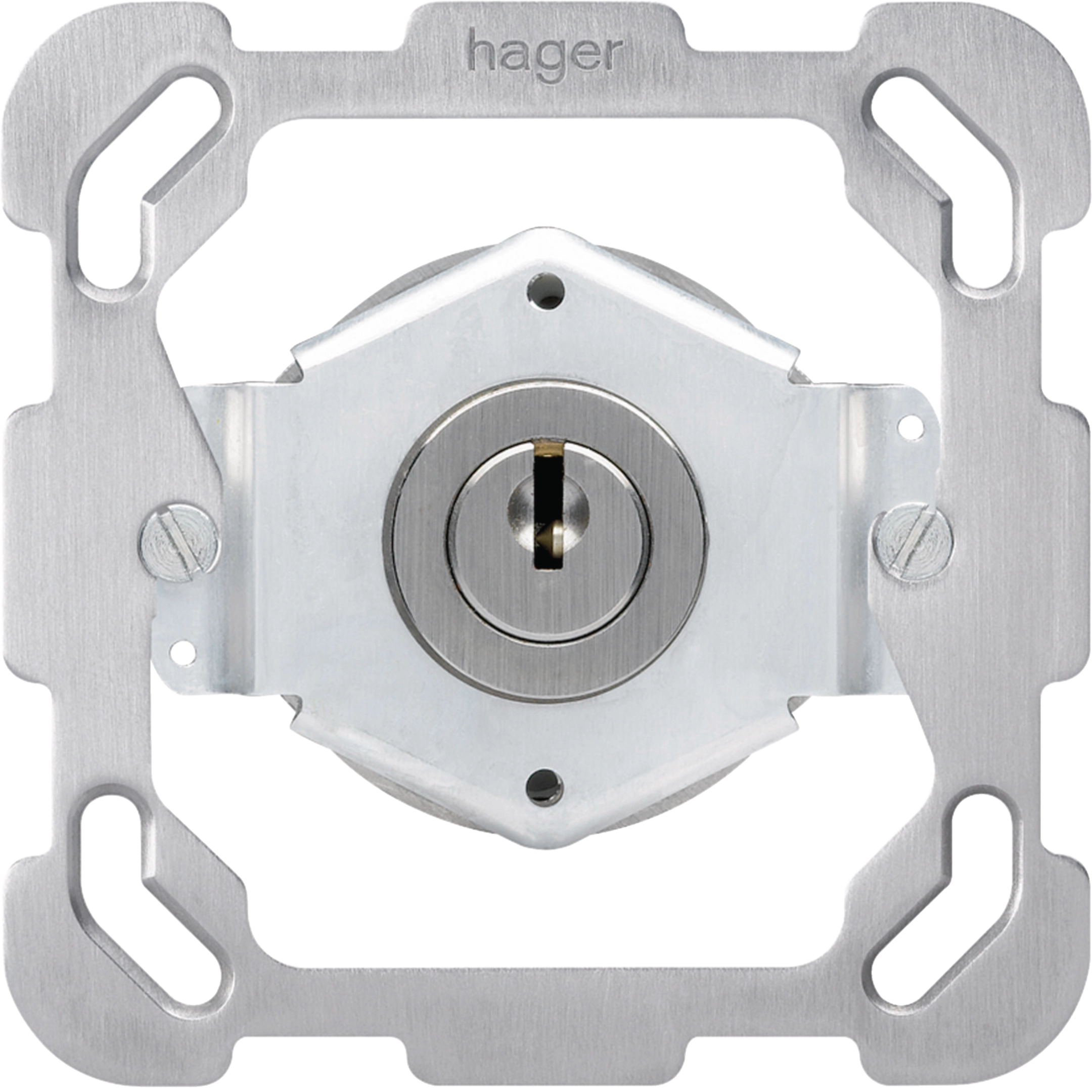 WH101844F - Intérieur interrupteur rotatif à clé Hager S1/1L Kaba 8 avec plaque de fixation