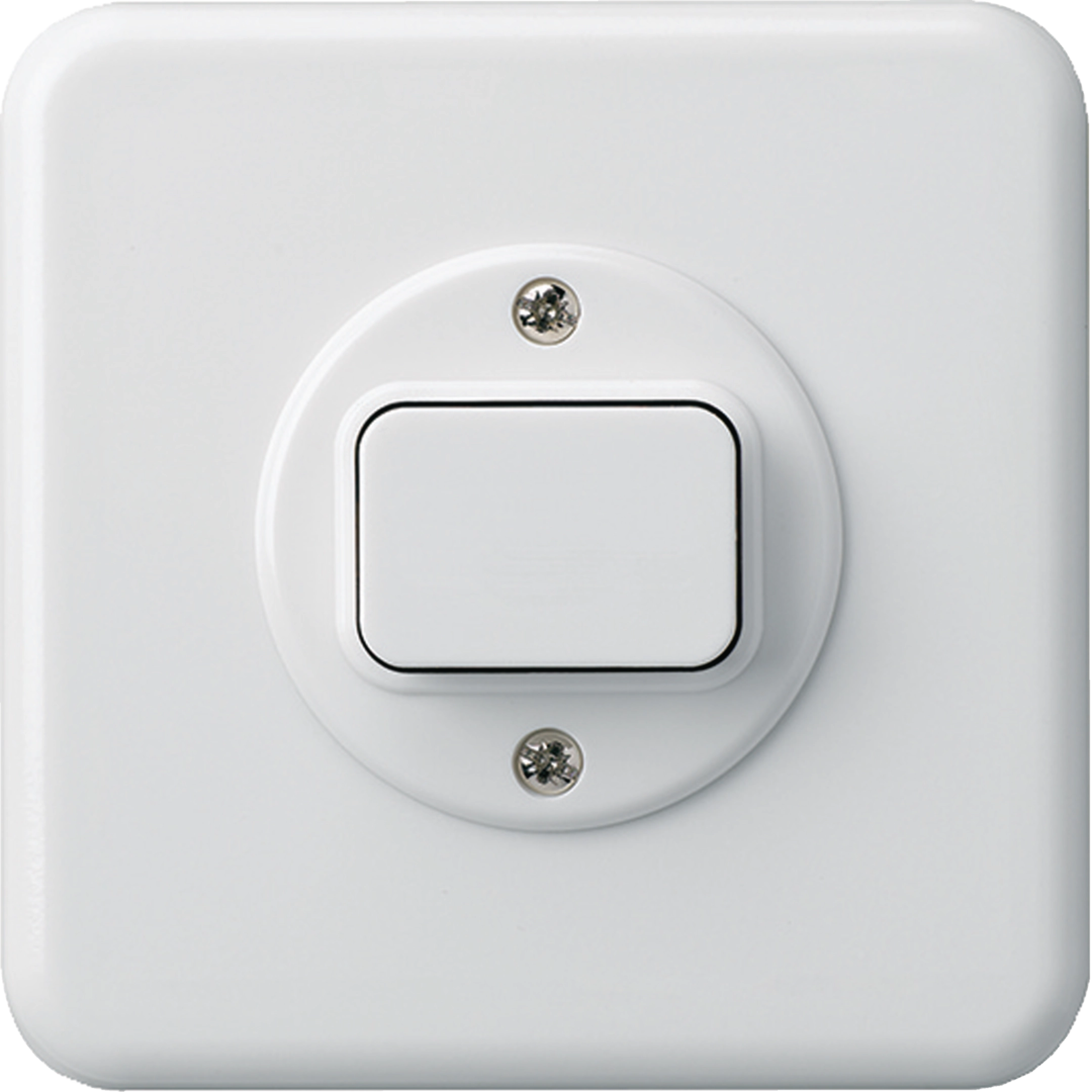 WH11110100G - UP-Frontset basico 86×86mm weiss für Druckschalter/-taster