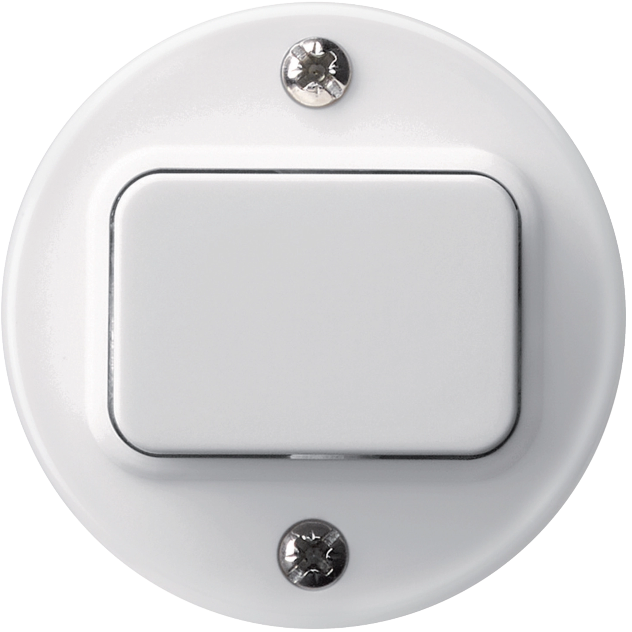 WH11110100H - Kit frontal basico Ø43mm blanc pour interr./contact poussoir