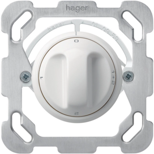 WH11180400B - Insert pour interrupteur rotatif ENC basico 1/1L plaque de fixation blanc