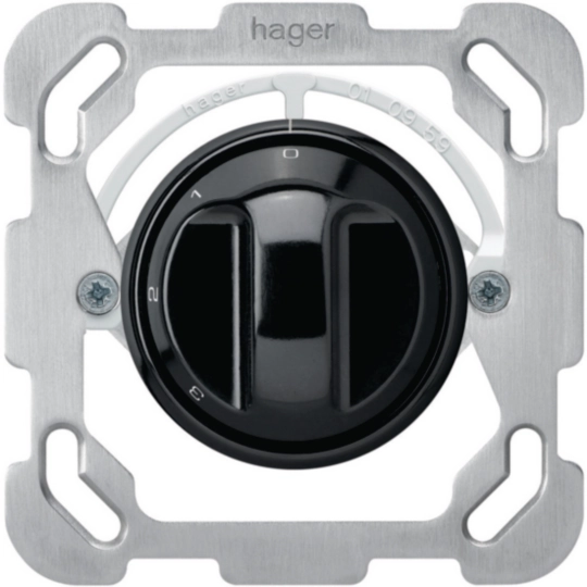 WH11181205B - Insert pour interrupteur rotatif ENC basico 5/1L noir avec manette
