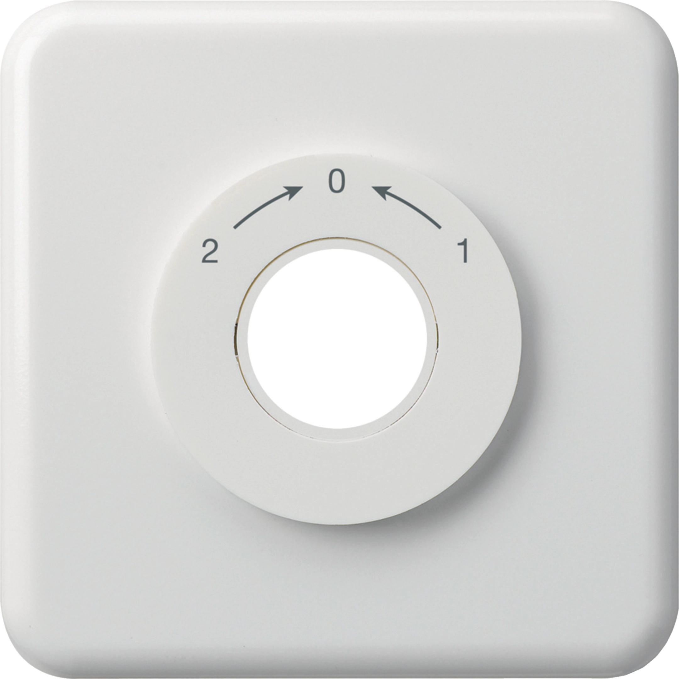 WH11184900G - Kit frontal basico ENC pour contact à clé blanc 86×86mm inverseur