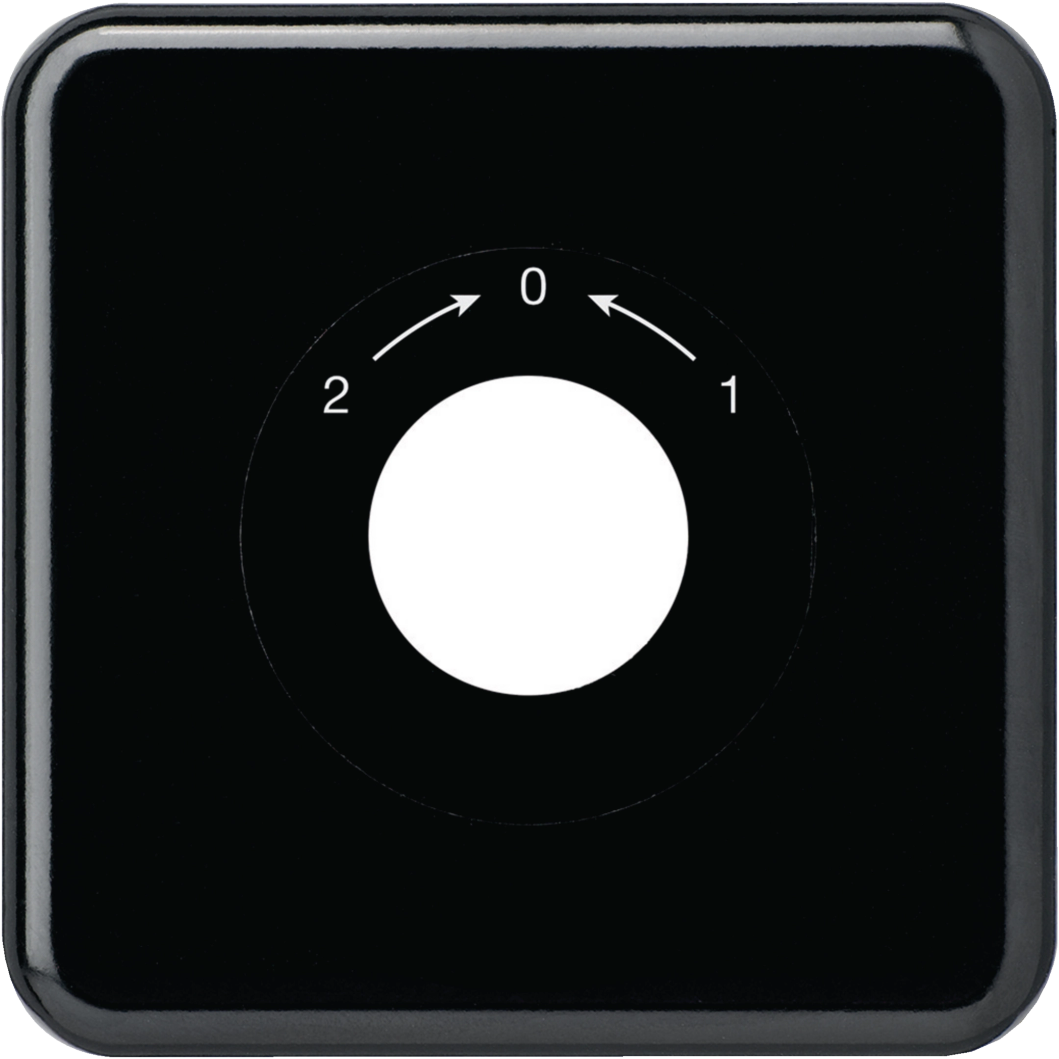 WH11184905G - Kit frontal basico ENC pour contact à clé noir 86×86mm inverseur