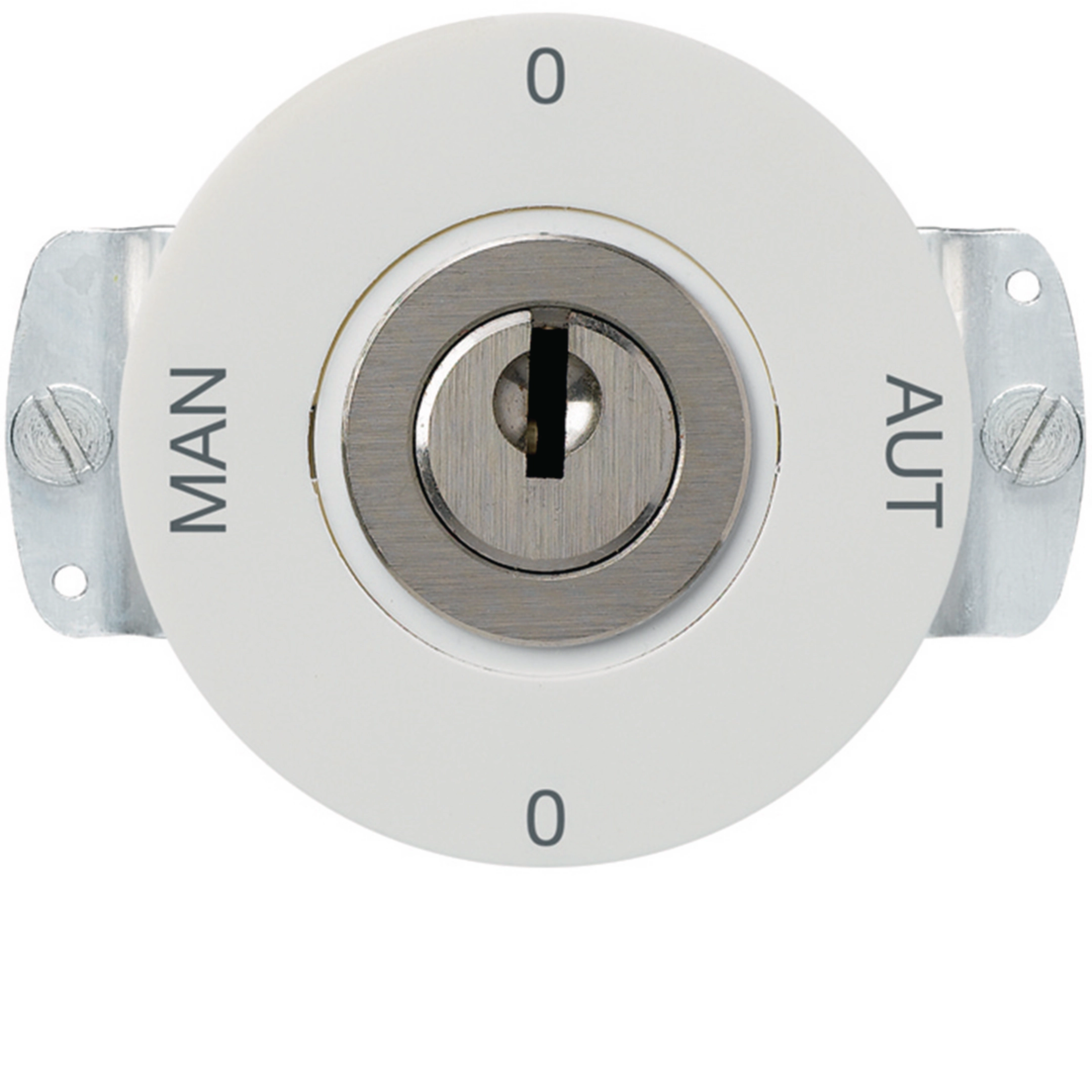 WH11185100A - Einsatz zu Schlüsselschalter basico 0-Aut-0-Man 2/1L mit Zylinder KABA 8 weiss