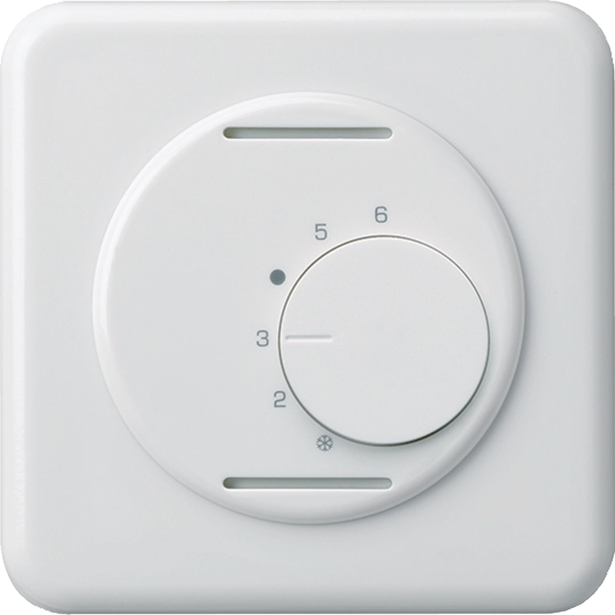 WH11440400G - UP-Frontset basico weiss für Raumthermostat ohne Schalter