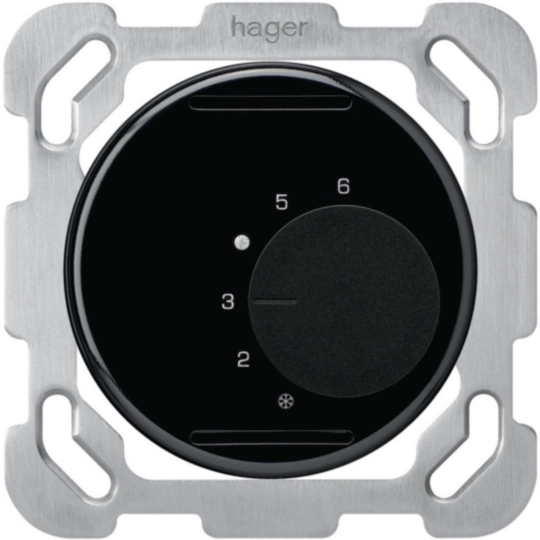 WH11440405B - Einsatz zu UP-Raumthermostat basico mit Befestigungsplatte schwarz ohne Schalter