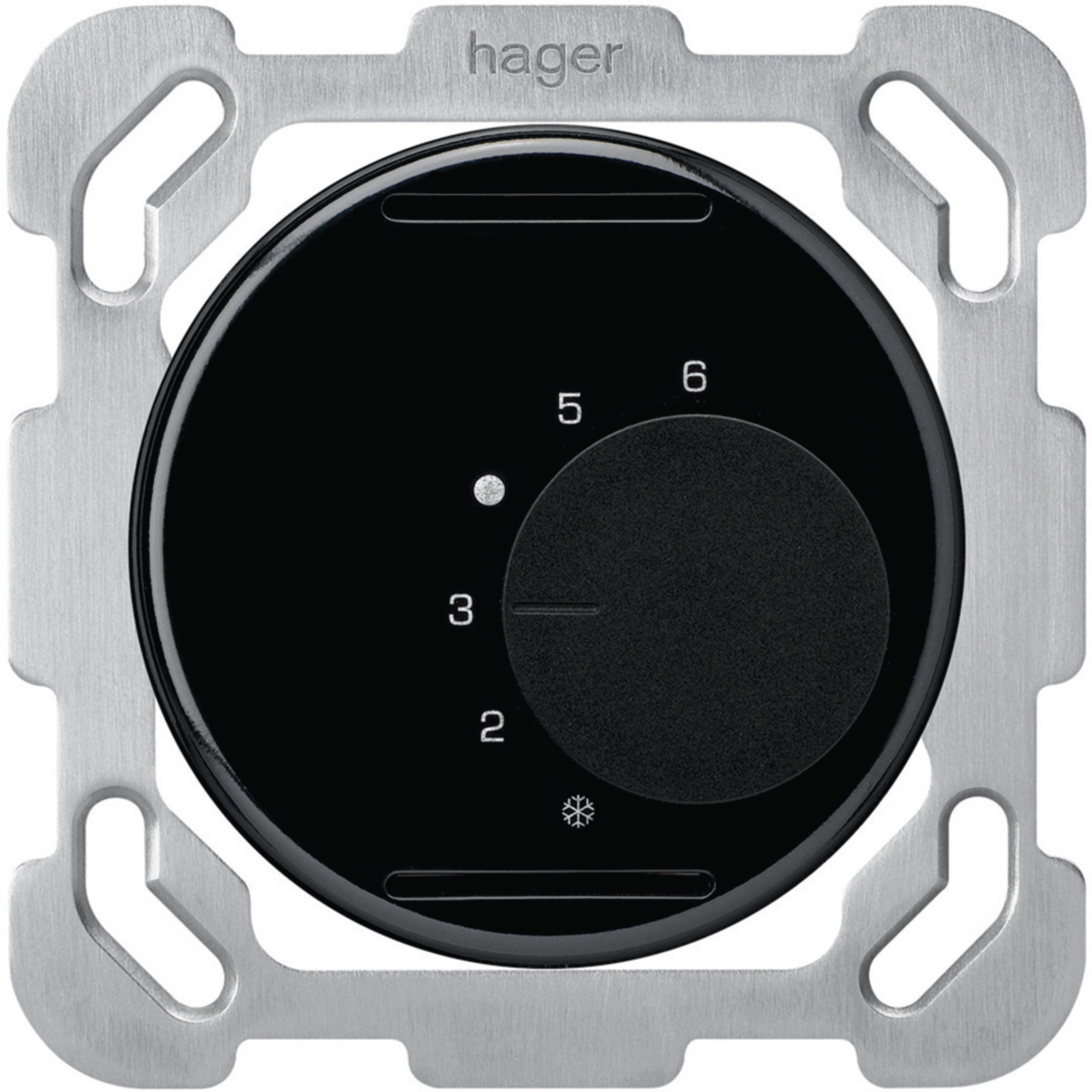 WH11440405B - Einsatz zu UP-Raumthermostat basico mit Befestigungsplatte schwarz ohne Schalter