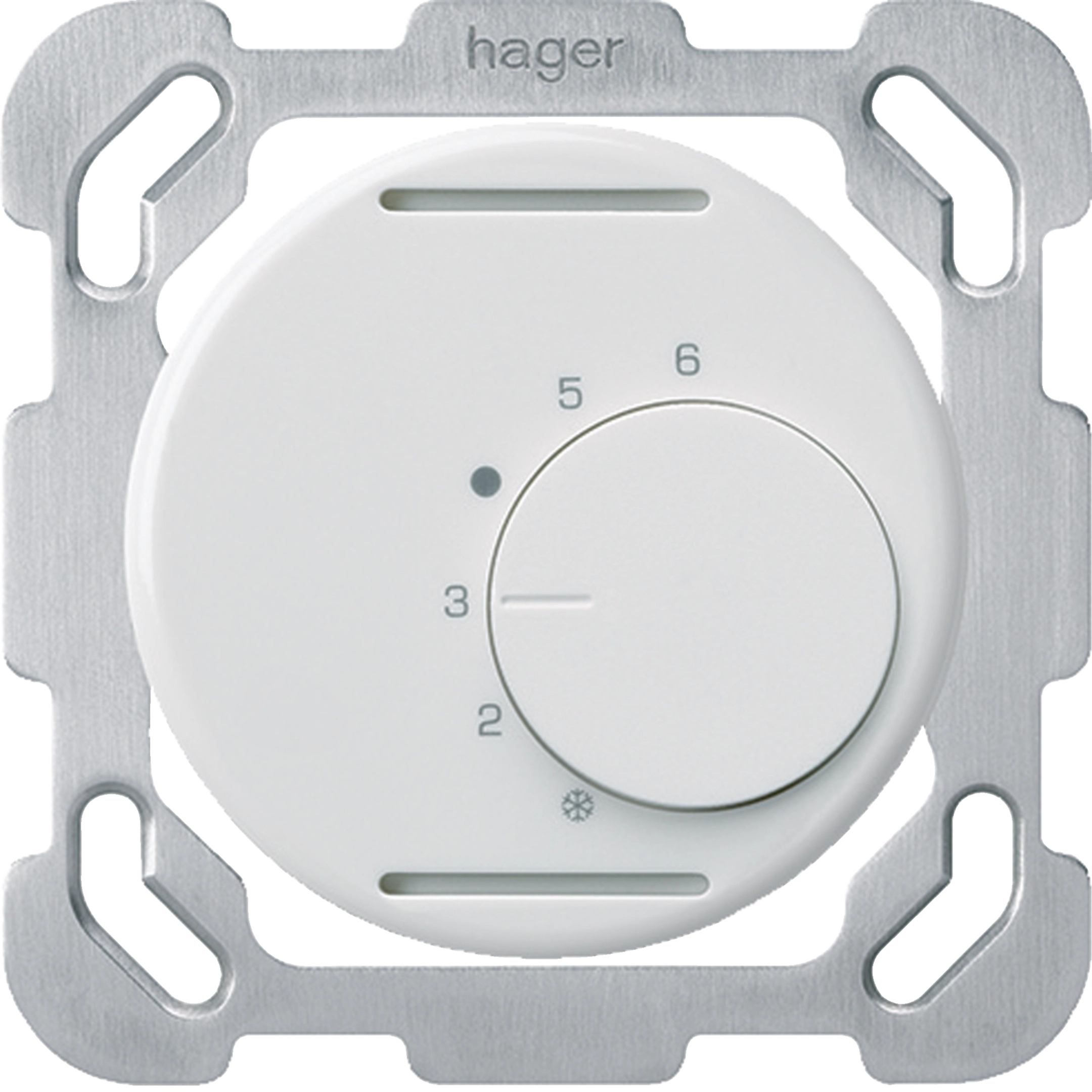 WH11440800B - Einsatz zu UP-Raumthermostat basico mit Befestigungsplatte weiss 24V