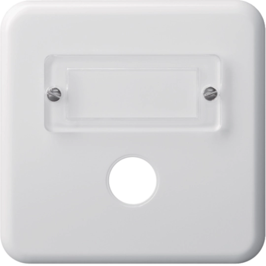 WH11561100Z - Plaque de recouvrement ENC basico I 1×sonnerie blanc