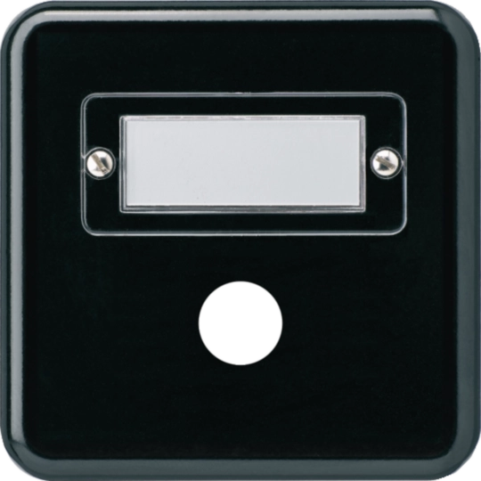 WH11561105Z - Plaque de recouvrement basico grd.I 1×sonnerie noir