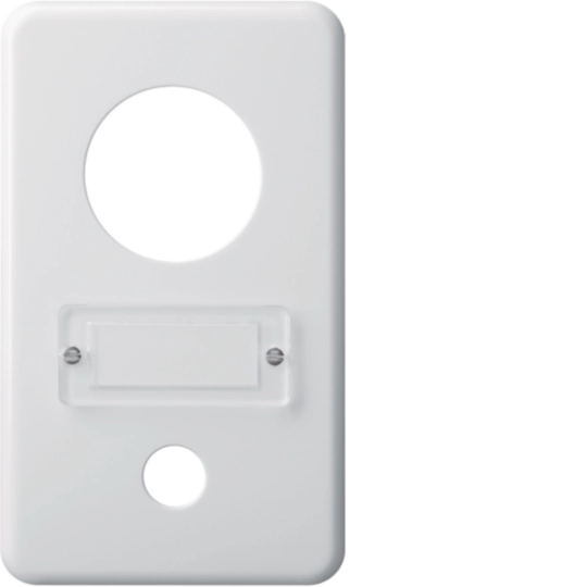 WH11561300Z - Plaque de recouvrement ENC basico I-I 1×43+1×16mm blanc