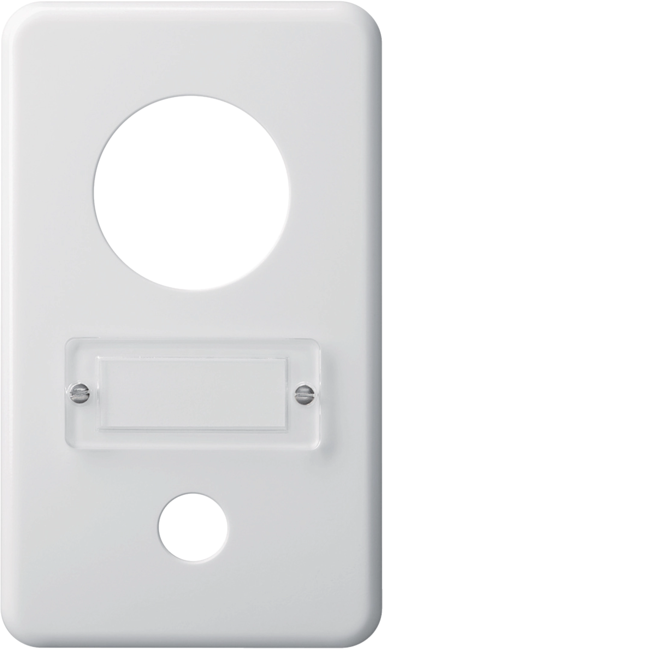 WH11561300Z - Plaque de recouvrement ENC basico I-I 1×43+1×16mm blanc