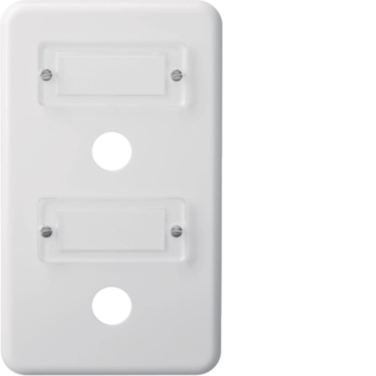 WH11561600Z - Plaque de recouvrement ENC basico I-I 16+16mm blanc