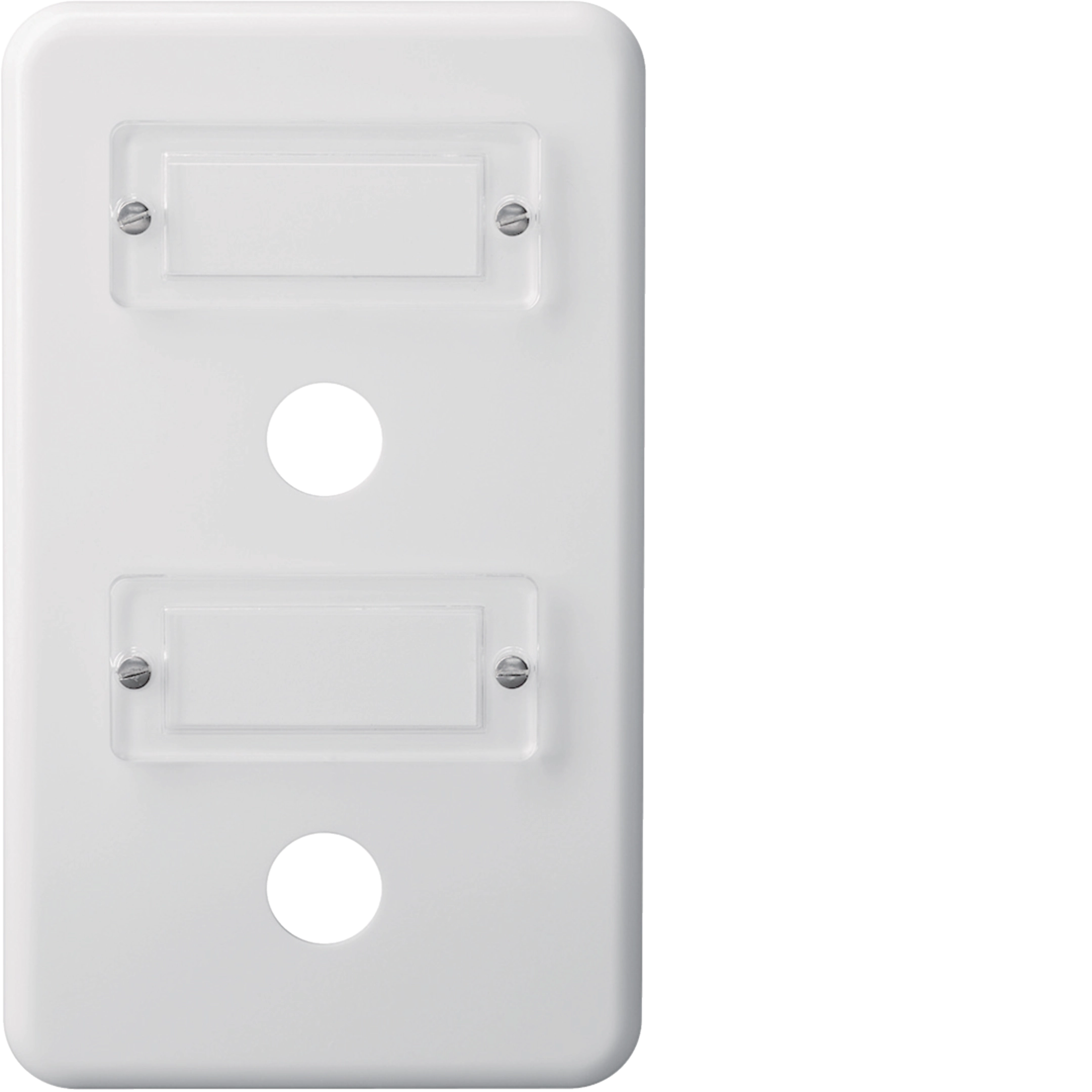 WH11561600Z - Plaque de recouvrement ENC basico I-I 16+16mm blanc