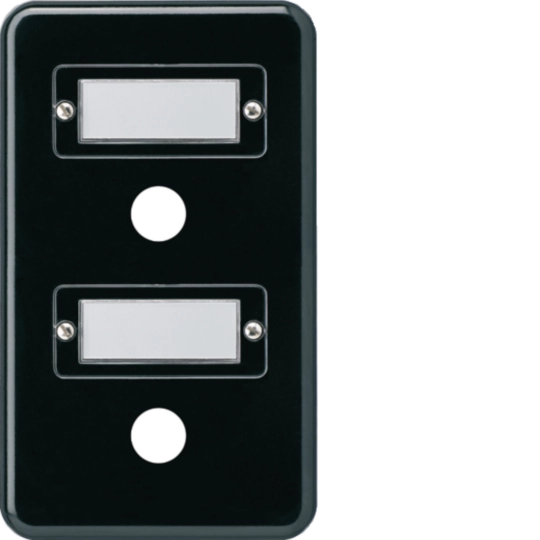 WH11561605Z - Plaque de recouvrement ENC basico I-I 16+16mm noir