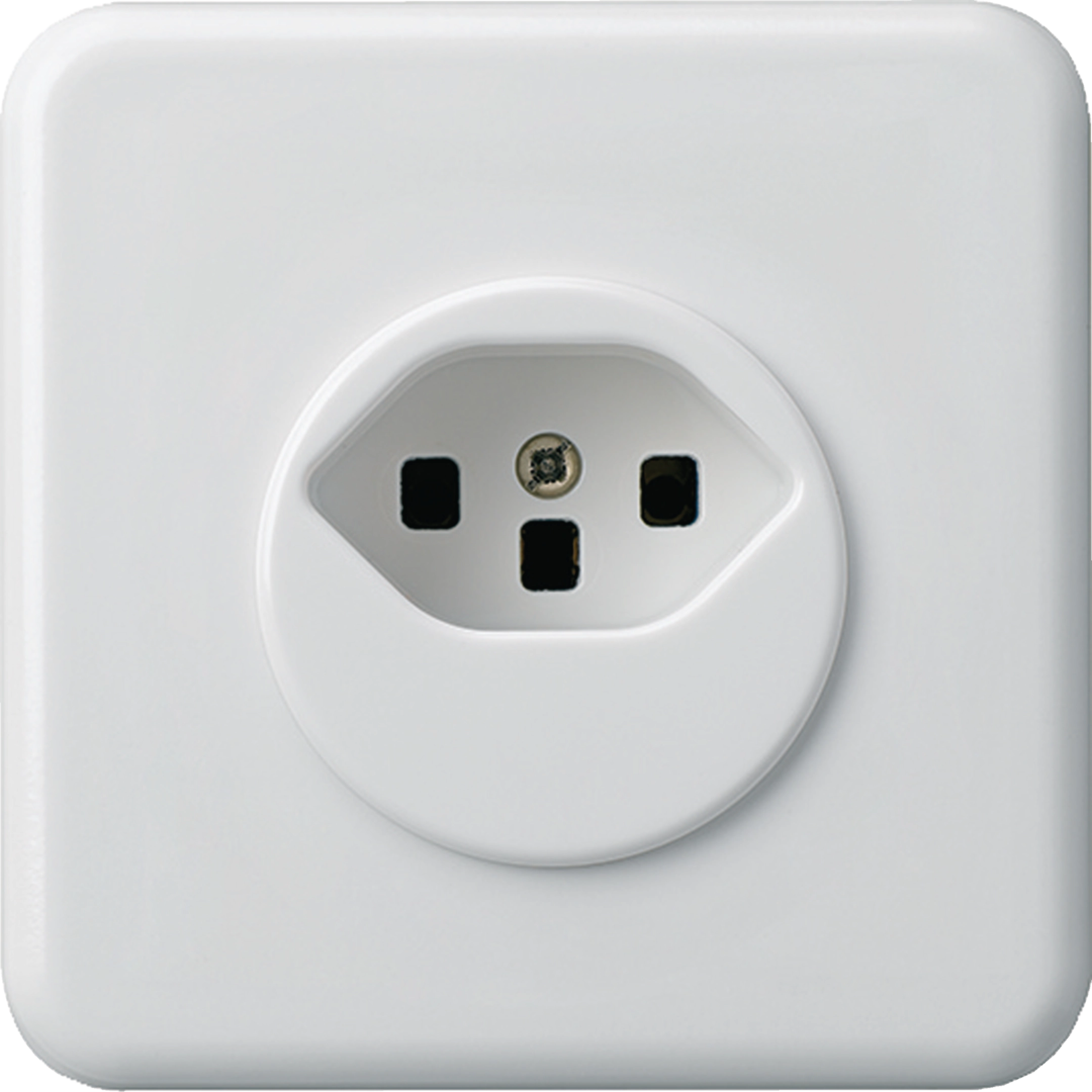 WH11585400C - UP-Steckdose basico Typ 23 BMI weiss mit Schraubklemmen