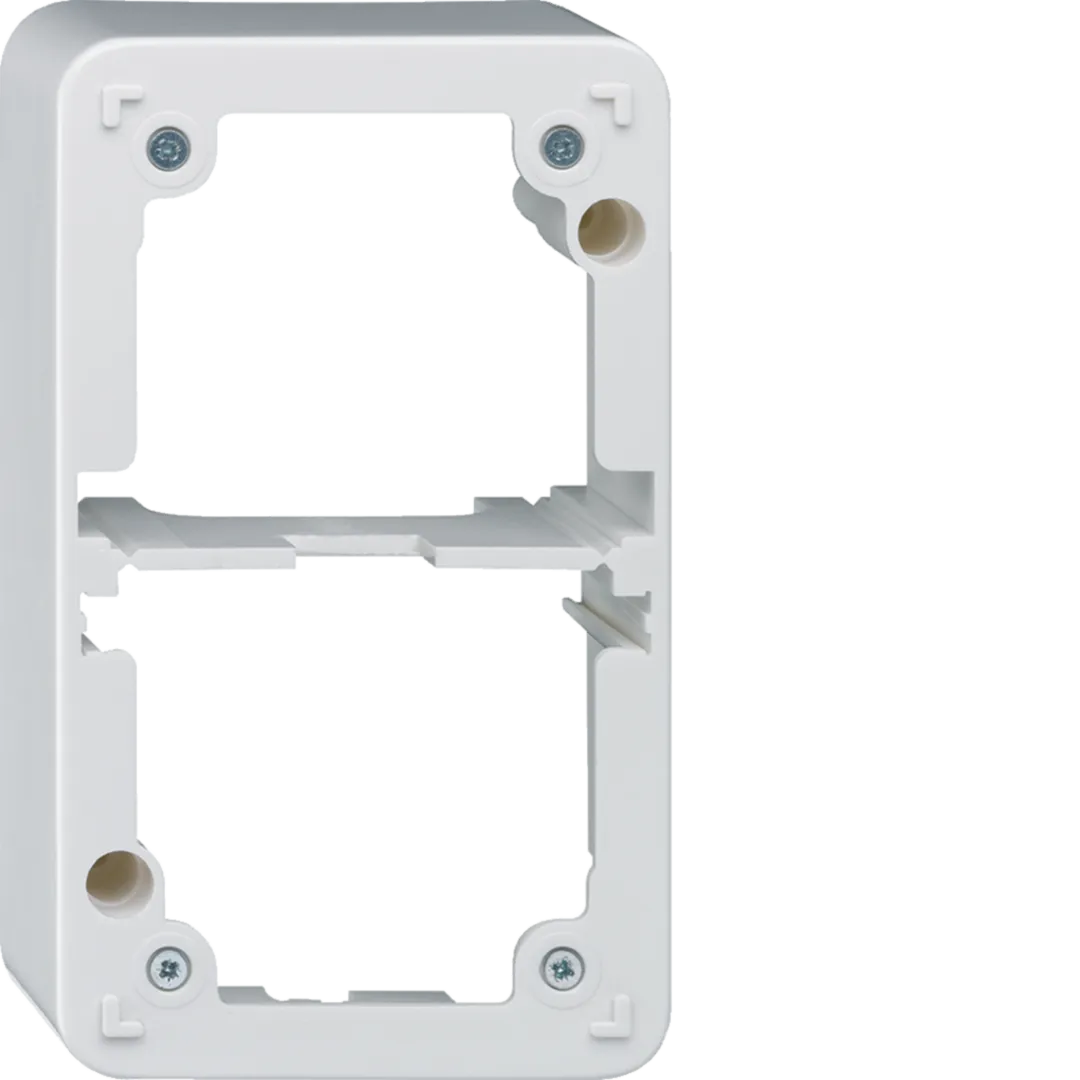 WH12961000Z - basico Zubehör Gr.2x1: AP-Rahmen Höhe = 50mm Weiss