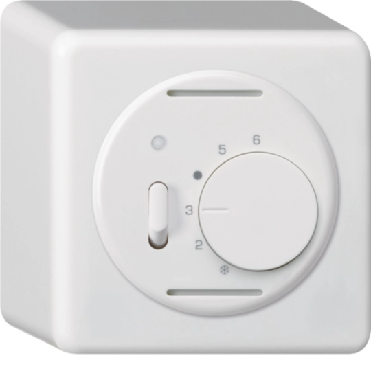 WH14440500Q - AP-Raumthermostat basico weiss mit Schalter