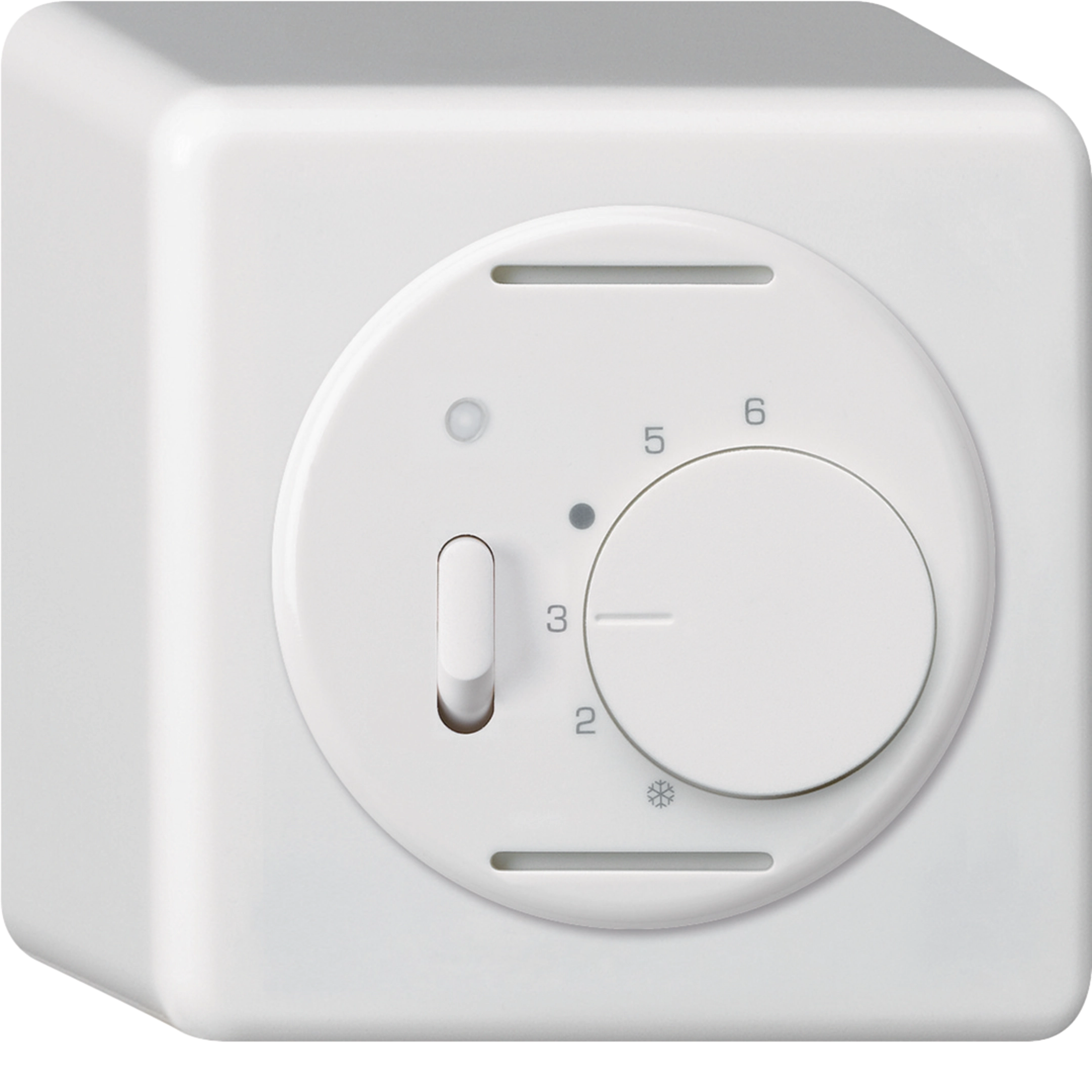 WH14440500Q - AP-Raumthermostat basico weiss mit Schalter