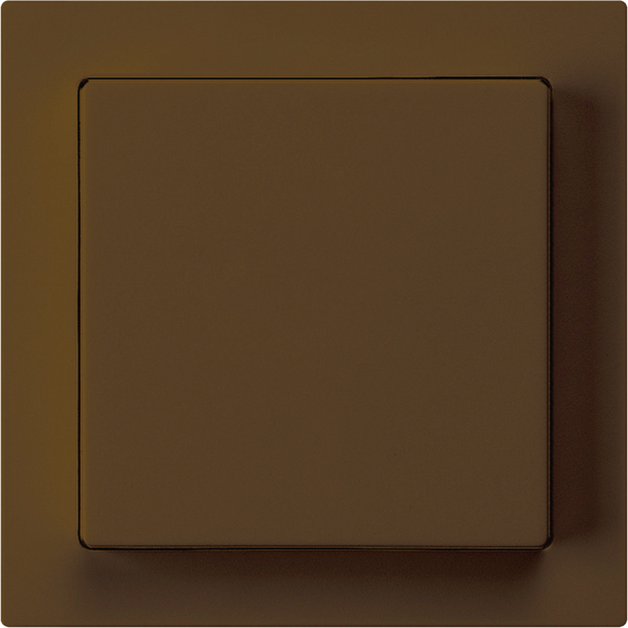 WH20110109H - Frontset kallysto 60×60 braun für Druckschalter/Taster