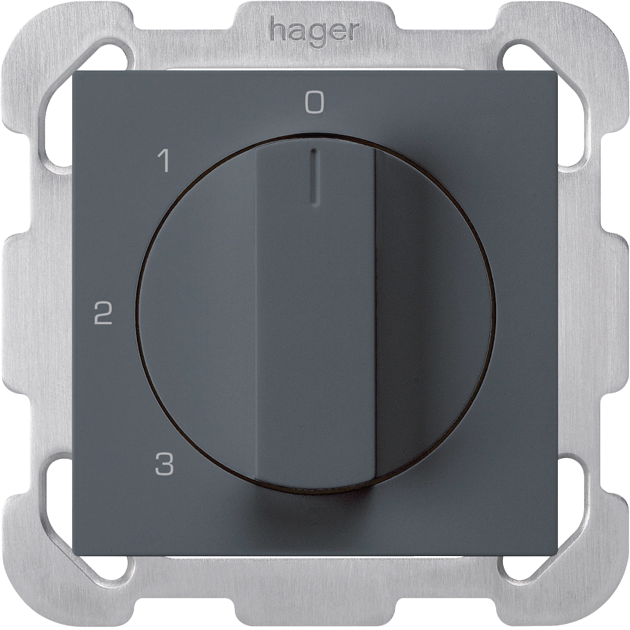 WH20181204B - Interrupteur rotatif ENC kallysto 5/1L anthracite avec plaque de fixation