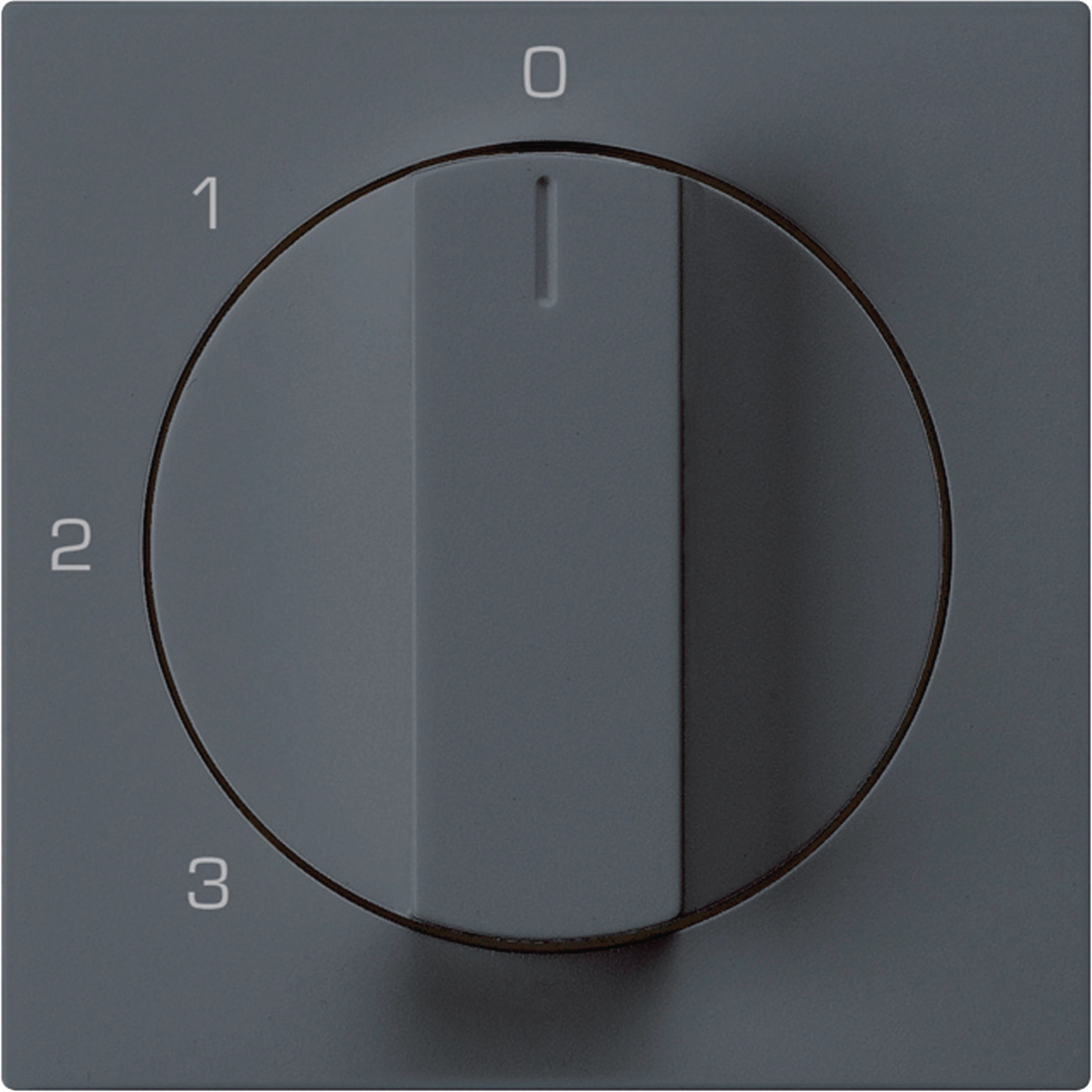 WH20181204H - Kit de recouvrement kallysto interrupteur rotatif 0123 anthracite