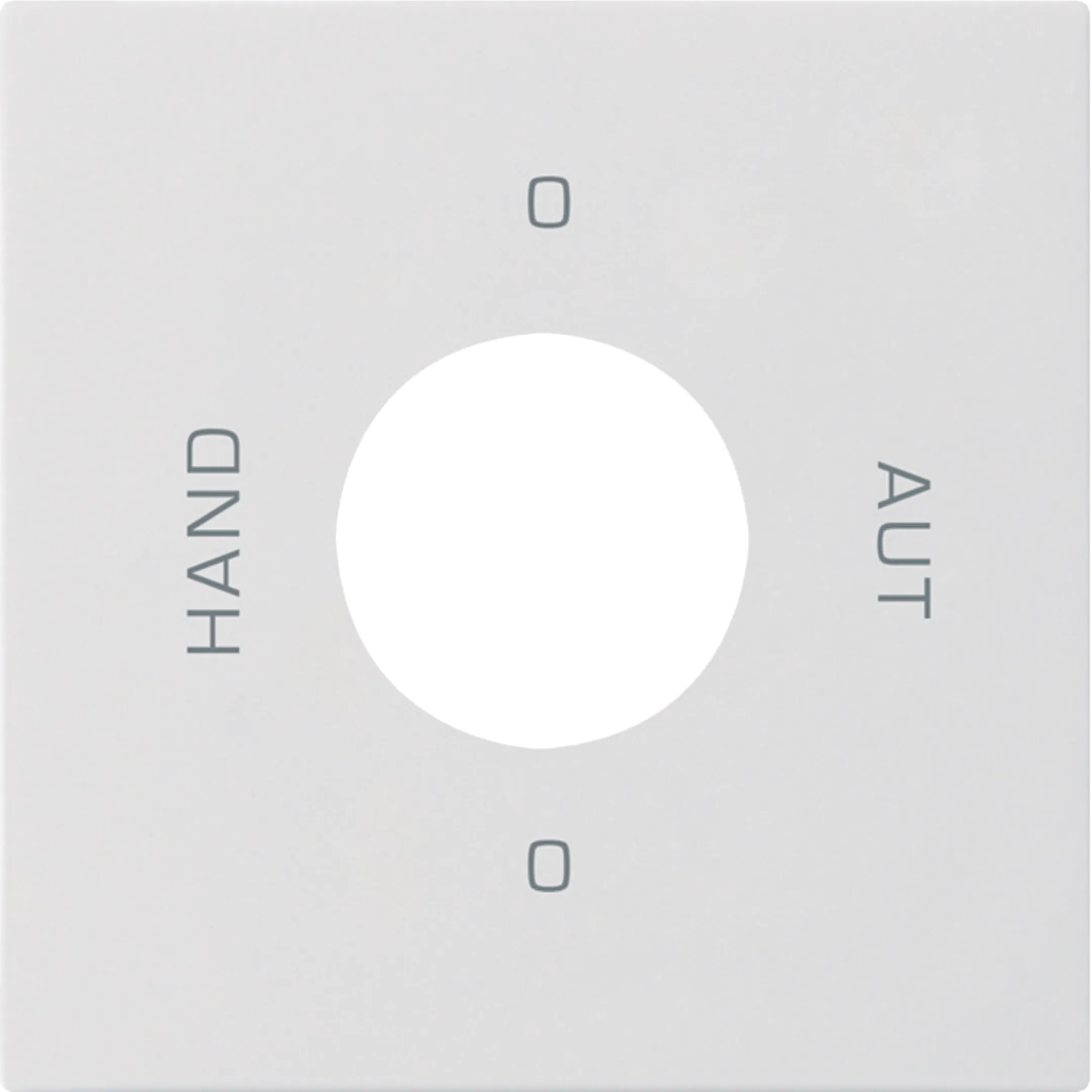 WH20185000H - Frontset für Schlüsselschalt.S2 60×60 kallysto 0-Hand-0-Aut.weiss