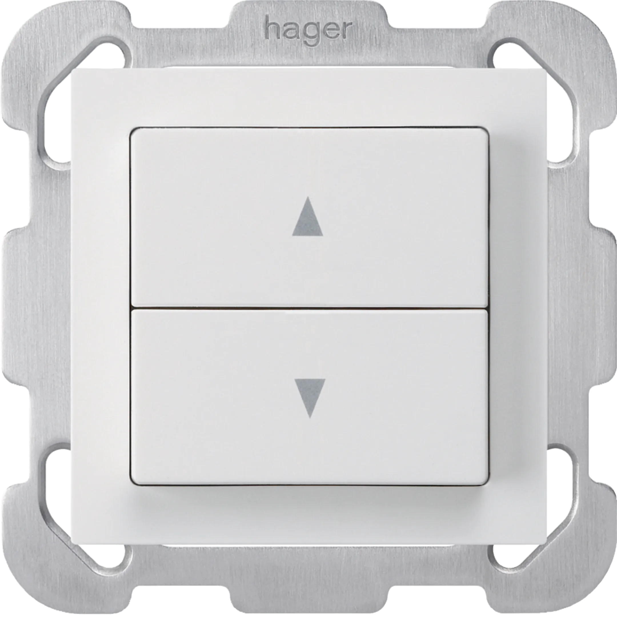 WH20191400B - Poussoir pour stores ENC kallysto avec 2 touches blanc bornes enf.