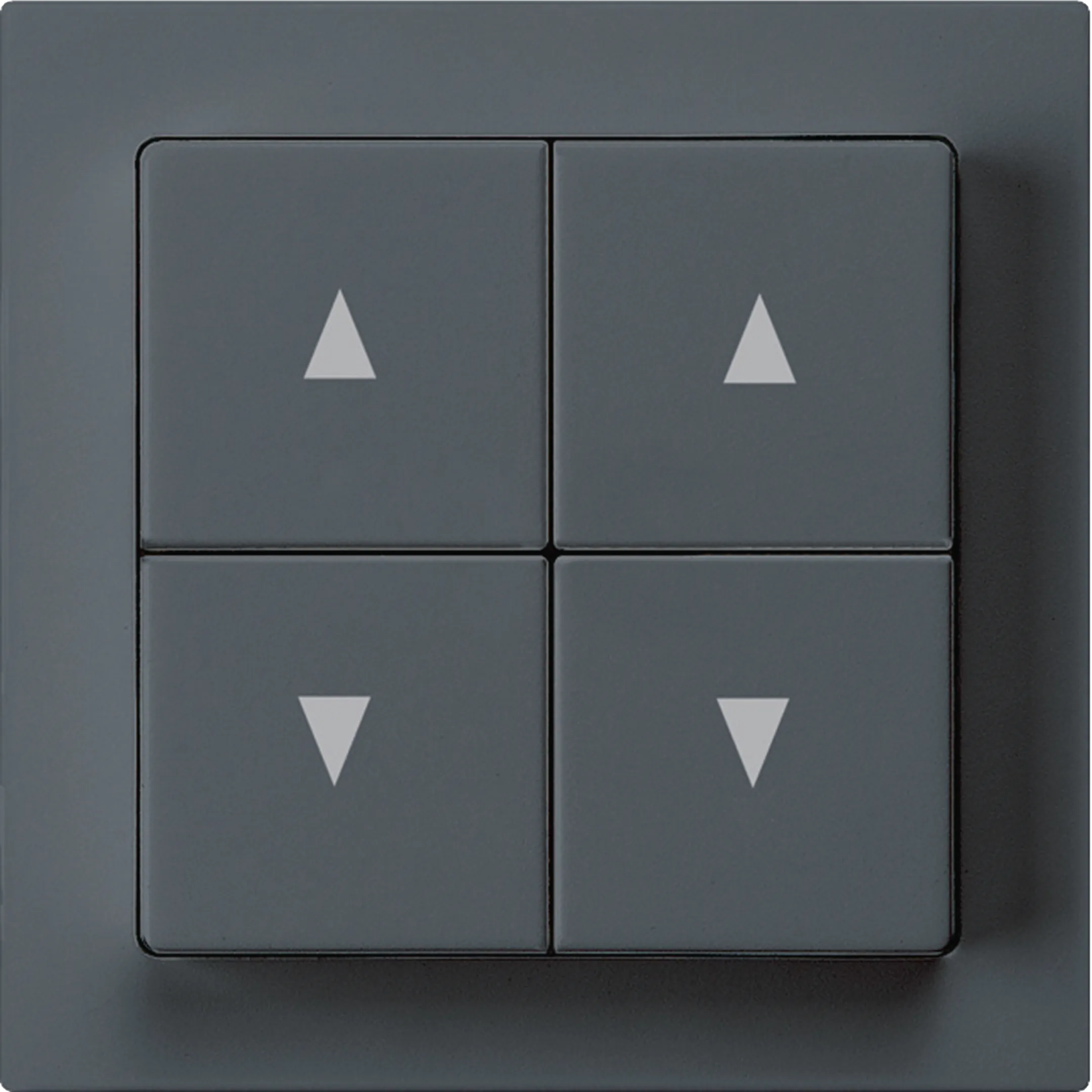 WH20191704H - Kit frontal kallysto 60×60 mm anthracite interrupteur/contact p.stores quadruple