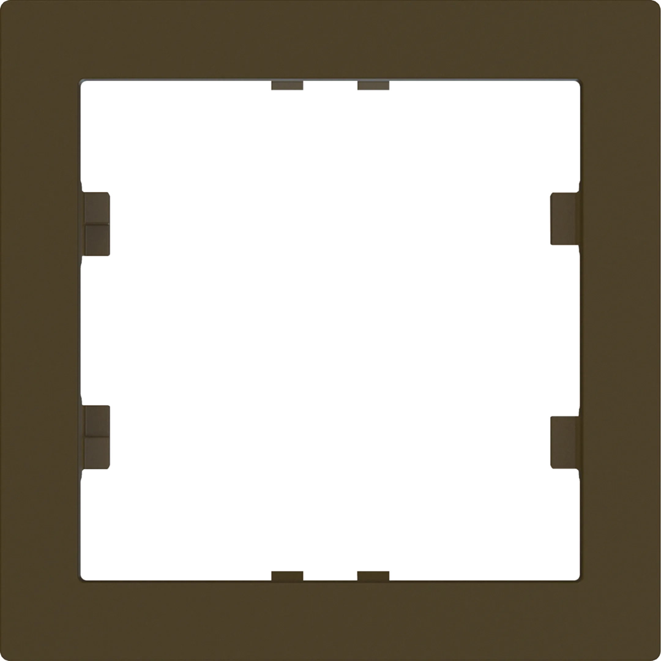 WH20291409Z - Zwischenrahmen Hager kallysto KNX 60×60mm Duroplast braun
