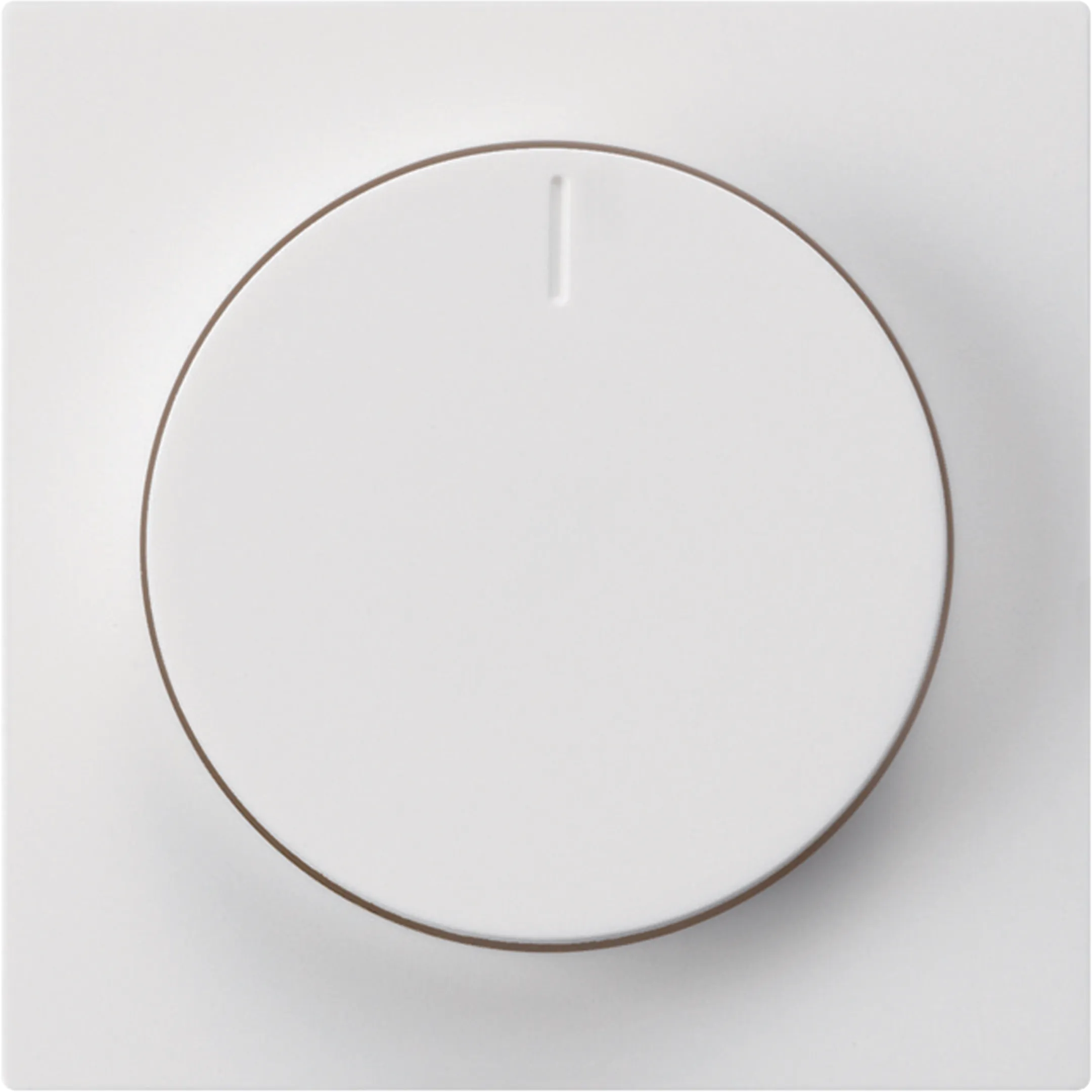 WH20300100H - Frontset kallysto 60×60mm für Drehlichtregler weiss