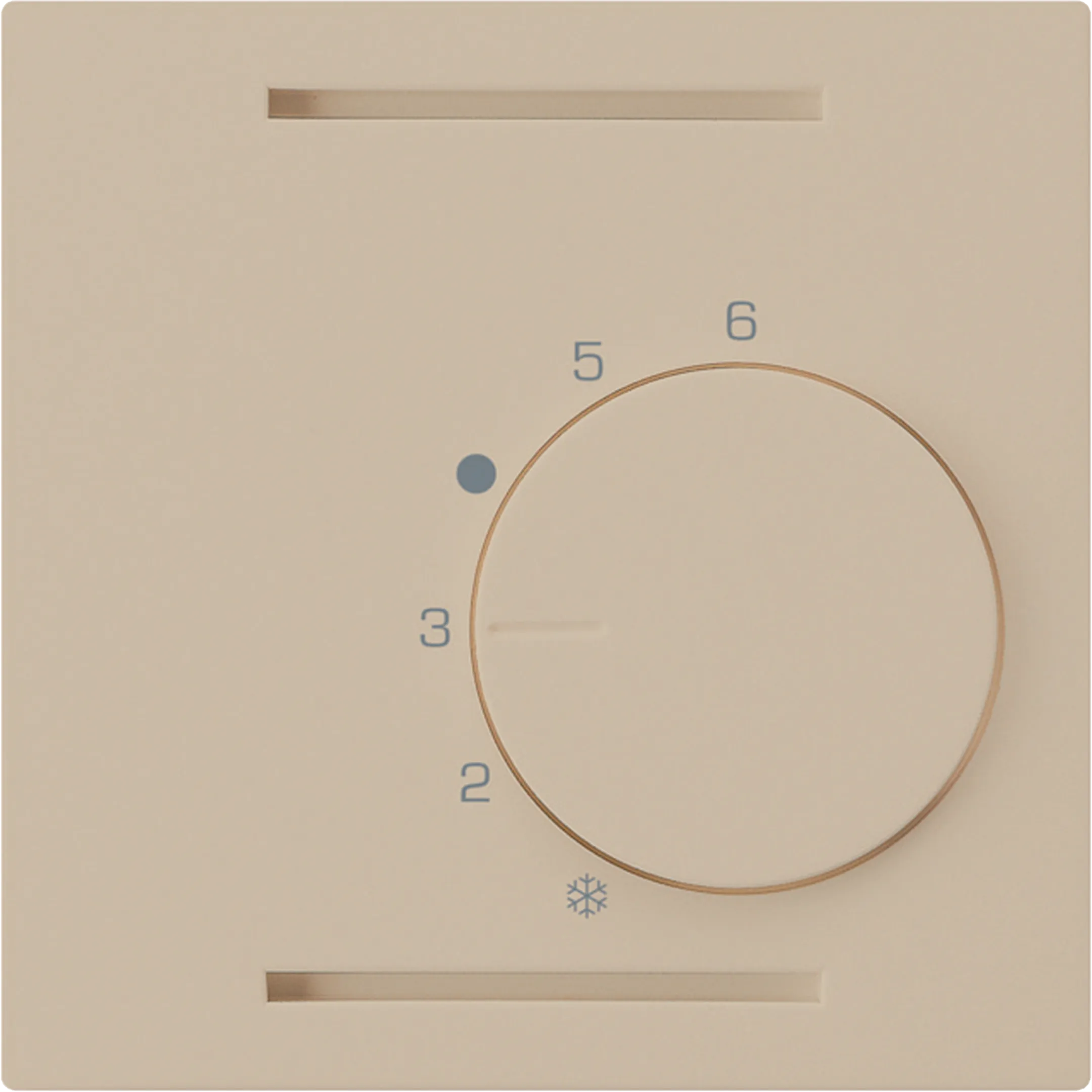 WH20440407H - UP-Frontset kallysto beige für Raumthermostat ohne Schalter