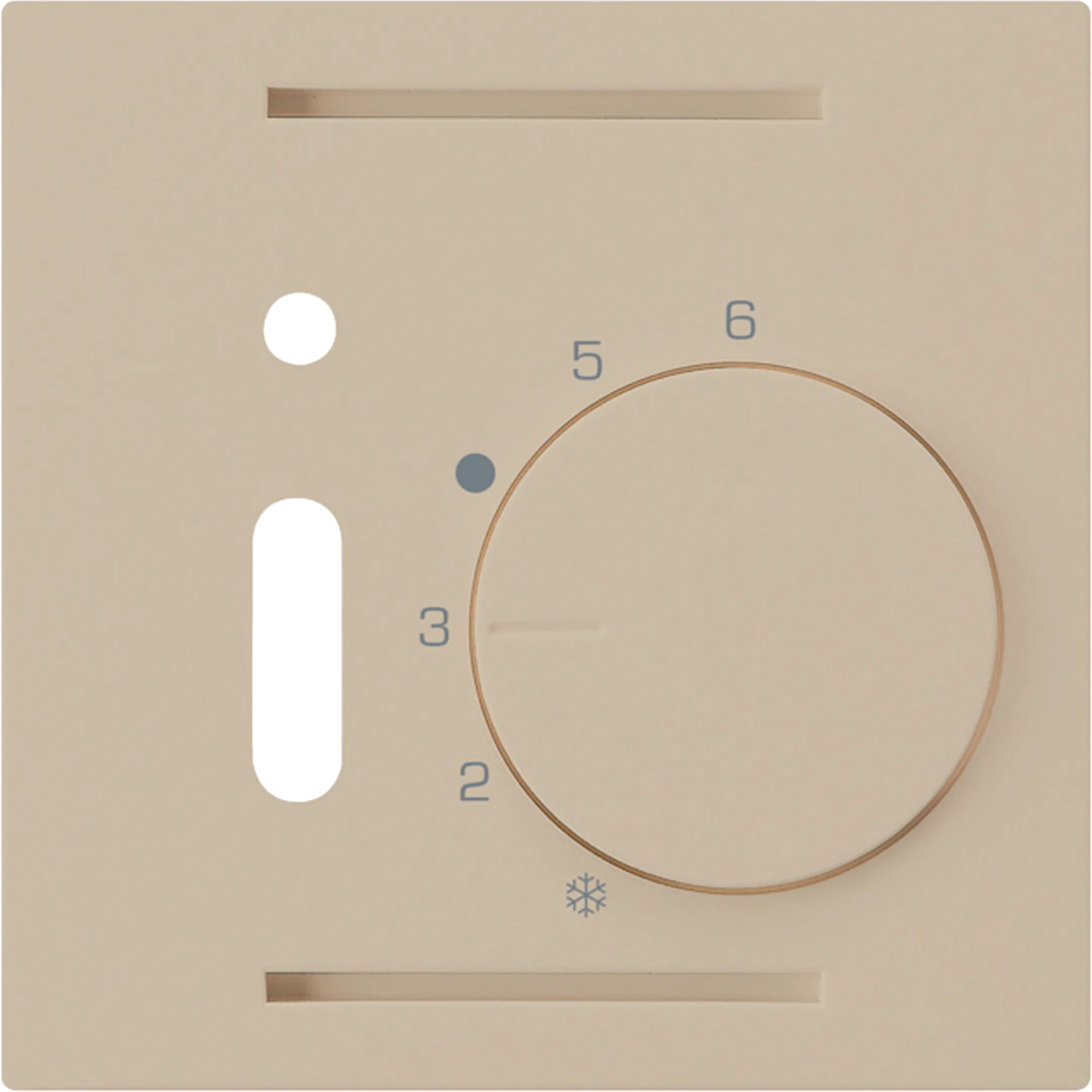 WH20440507H - Kit frontal ENC kallysto beige pour thermostat d&#039;ambiance avec interrupteur